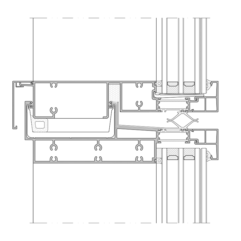 JH-U Unitized Curtain Wall (Exposed Framing - High Thermal Performance)