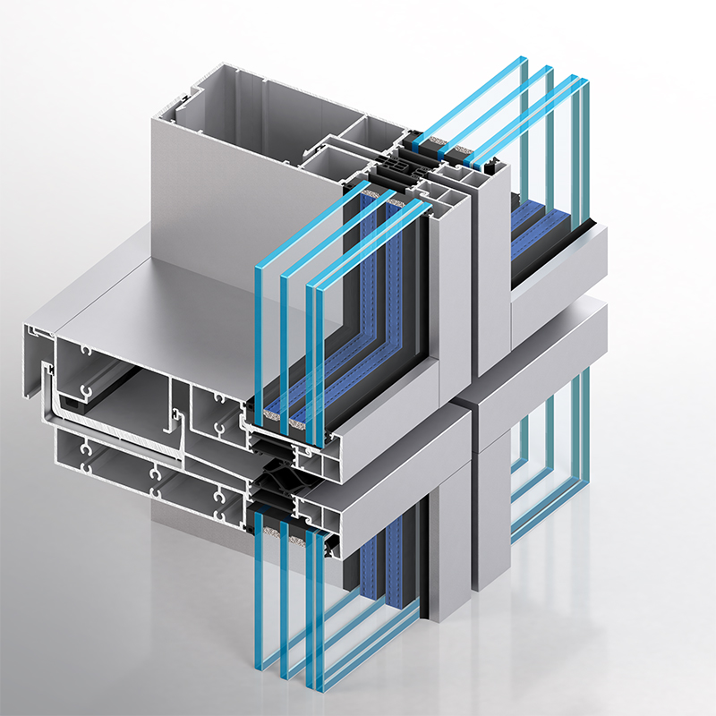 JH-U Unitized Curtain Wall (Exposed Framing - High Thermal Performance)