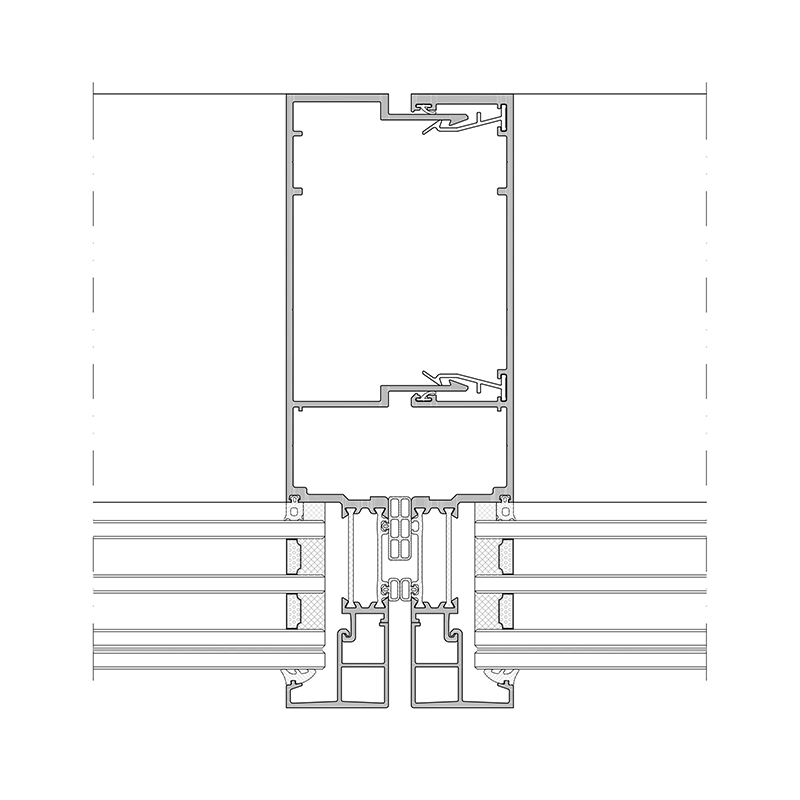 JH-U Unitized Curtain Wall (Exposed Framing - High Thermal Performance)