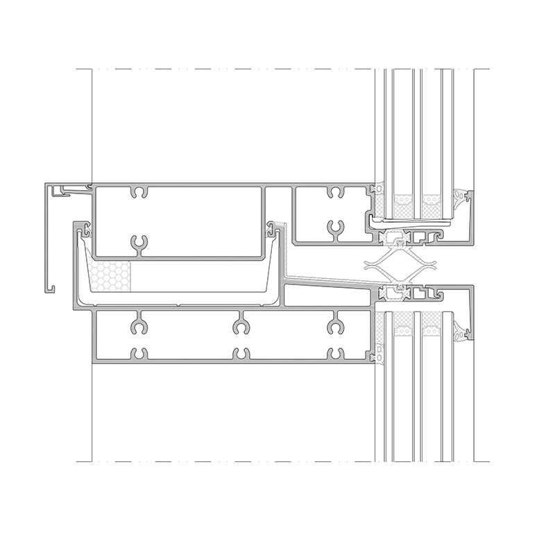 JH-U Unitized Curtain Wall (Exposed Framing)